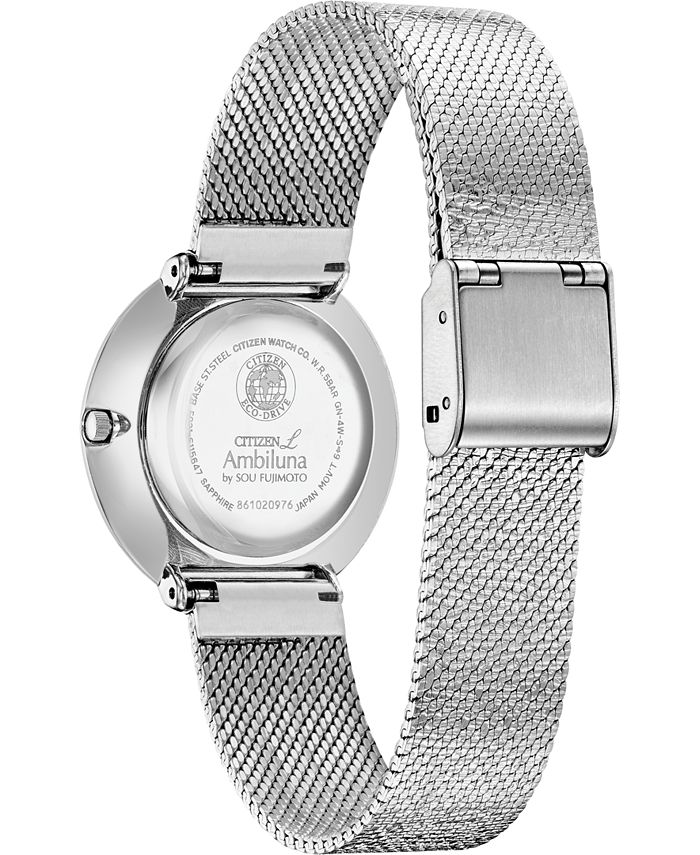 Citizen L Eco-Drive Ambiluna Urushi Drop Silver Watch
