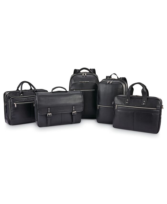 Samsonite Classic Leather Slim Backpack Macy's