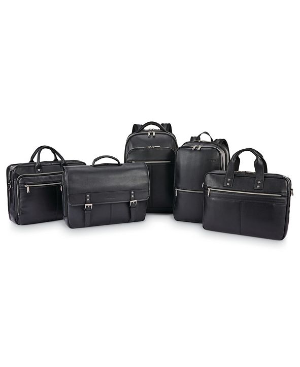 Samsonite Classic Leather Slim Backpack & Reviews ...