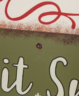 11.81" Christmas Wooden LED Lighted Block Word Sign 10 Bulbs