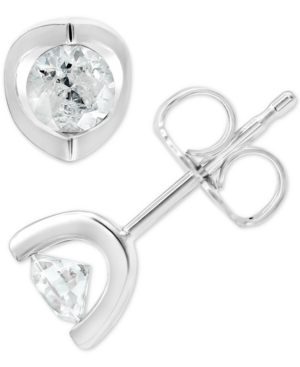 image of Diamond Stud Earrings (3/8 ct. t.w.) in 14k White, Yellow or Rose Gold
