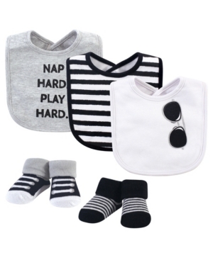 Little Treasure 5-Piece Bib and Sock Set