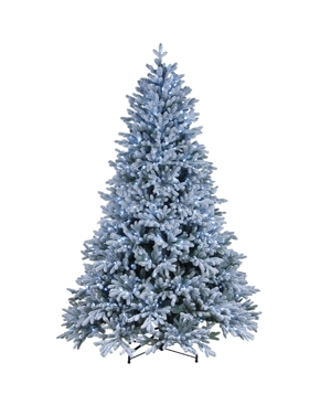 National Tree Company 75 ft PowerConnect Tm Snowy Hamilton Spruce Tree with Cool White Led Lights