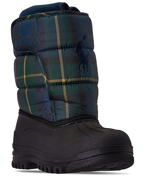 Polo Ralph Lauren Little Girls Hamilten Ii Ez Boots From Finish Line