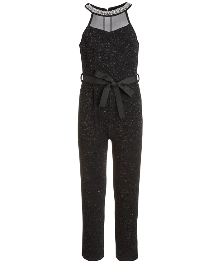 Monteau Big Girls Embellished Jumpsuit Macy s
