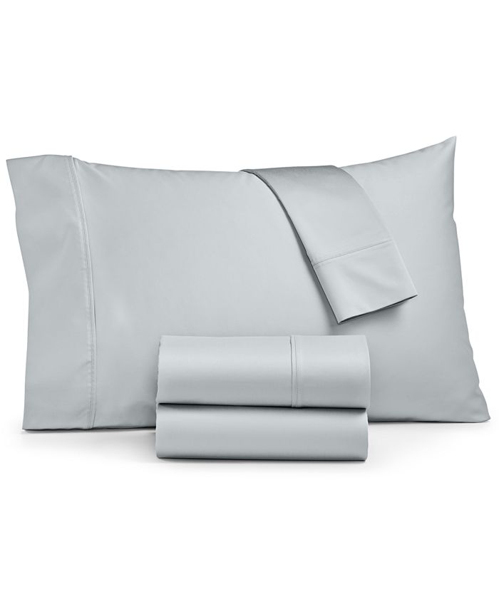 Sunham Ashford Solid 1500 Thread Count 4 Pc. Sheet Set, Full Macy's