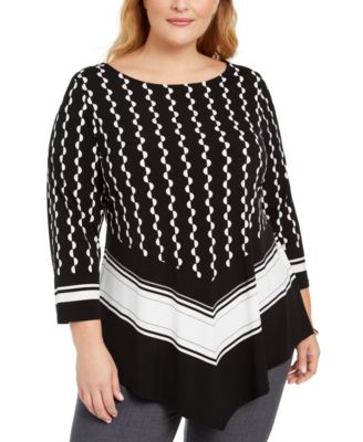 macys plus size alfani tops