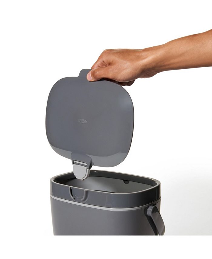 OXO 1.75 Gallon Compost Bin, Charcoal Macy's