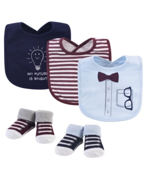 Little Treasure 5-Piece Bib and Sock Set