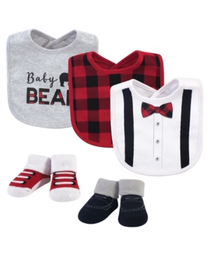 Little Treasure 5-Piece Bib and Sock Set