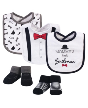 Little Treasure 5-Piece Bib and Sock Set