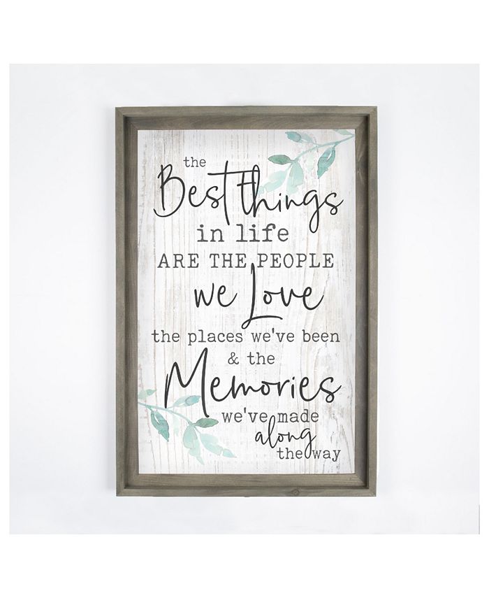 P Graham Dunn Enjoy Little Things Freshly Squeezed 7 x 5 Canvas Decorative Printed Art Sign