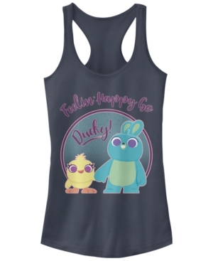 Disney Pixar Juniors' Toy Story 4 Ducky Bunny Pastel Ideal Racerback Tank Top