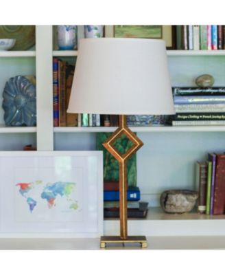 Macy's Cloth&Wire Slant Modified Empire Hardback Lampshade with Washer Fitter