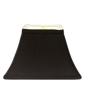 Macy's Cloth&wire Slant Rectangle Bell Hardback Lampshade In Black