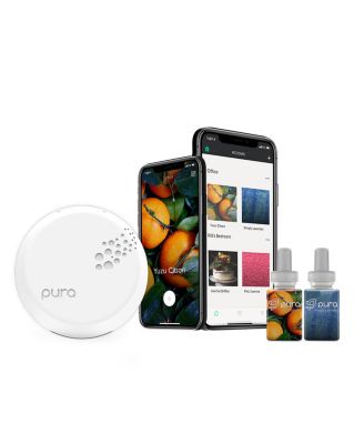 Pura Smart Home Fragrance Diffuser with Yuzu Citron & Simply Lavender Fragrances