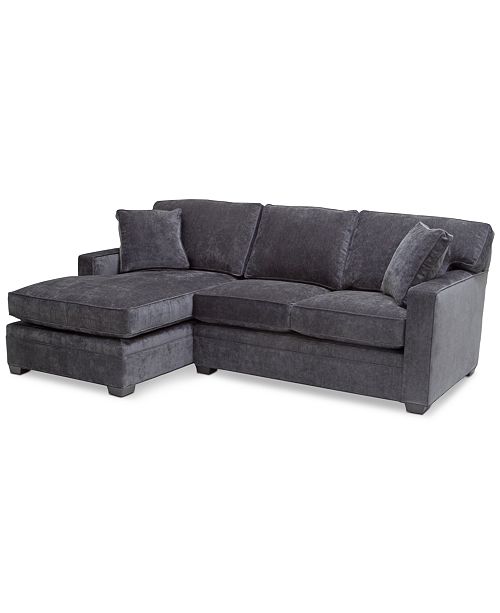 Furniture Brekton 2 Pc Fabric Loveseat With Chaise Reviews Furniture Macy S
