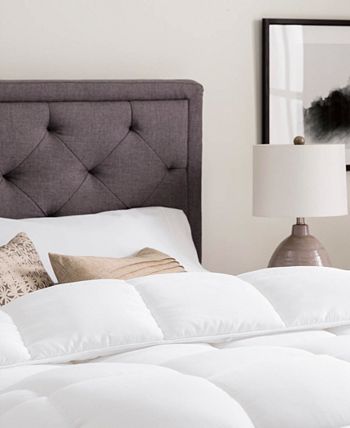 Brookside - Down Alternative Quilted Comforter with Duvet Tabs, Oversized Queen