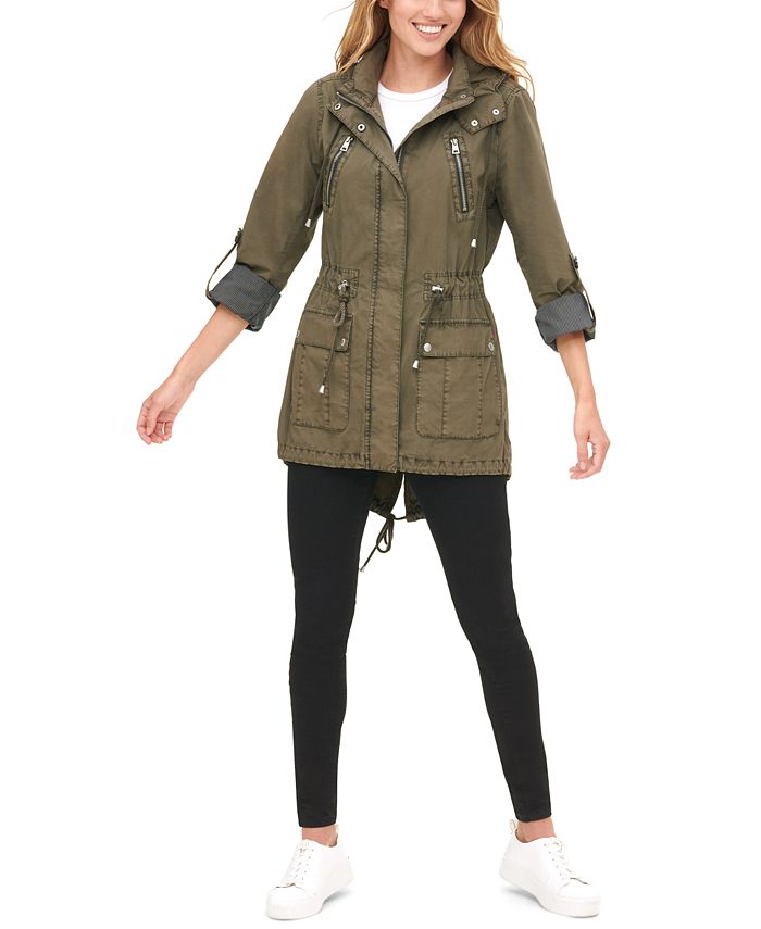 Levi's Women's Hooded Utility Jacket & Reviews - Jackets & Blazers ...