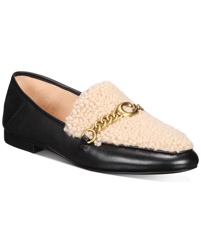 coach helena loafer black