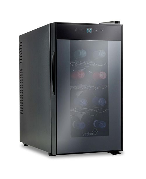 Ivation 8 Bottle Wine Cooler Horizontal Reviews Small Appliances Kitchen Macy S