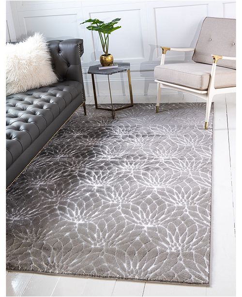 Marilyn Monroe Glam Mmg003 Gray 8 X 10 Area Rug Reviews Rugs Macy S