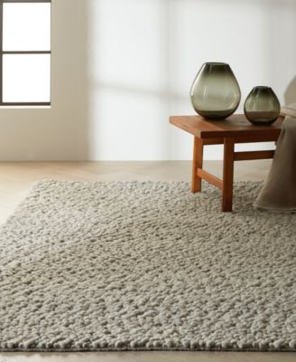 CK940 Riverstone Gray and Ivory 5'3" x 7'5" Area Rug