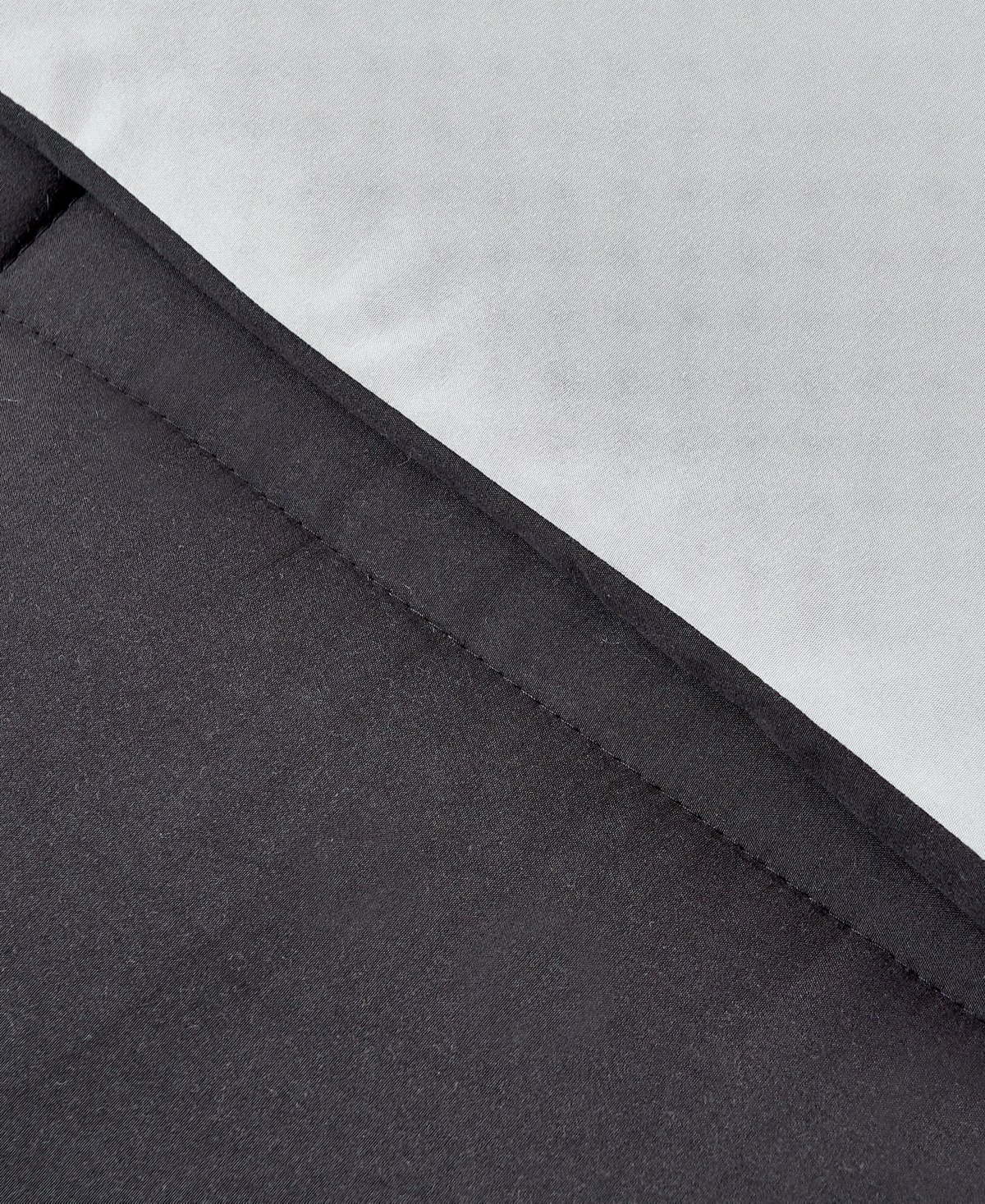 Royal Luxe Reversible Down Alternative Comforter, Full/queen, Exclusively At Macy's In Black,platinum