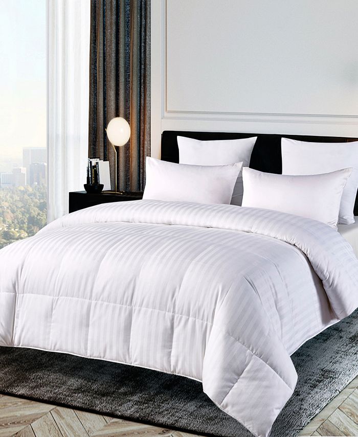 Luxury Down Alternative Comforter Striped Twin Queen King Size Simply Soft 