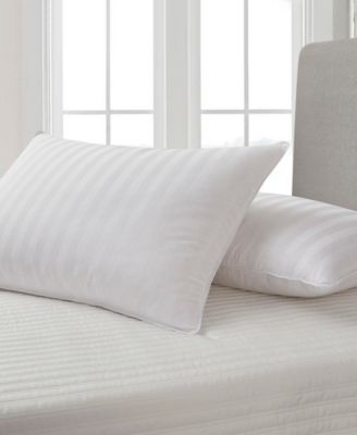Siberian White Down 500 Thread Count Cotton Damask Pillow, King