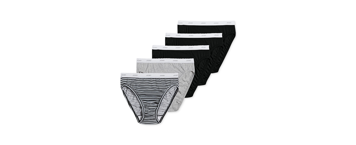 Women's 5-Pk. Cotton French Cut Brief 1744 - White