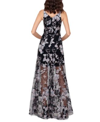 floral one piece gown