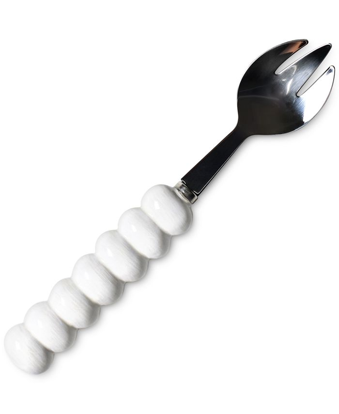 Coton Colors - Signature White Knob Serving Fork