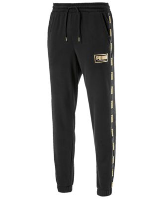 puma core logo pants green