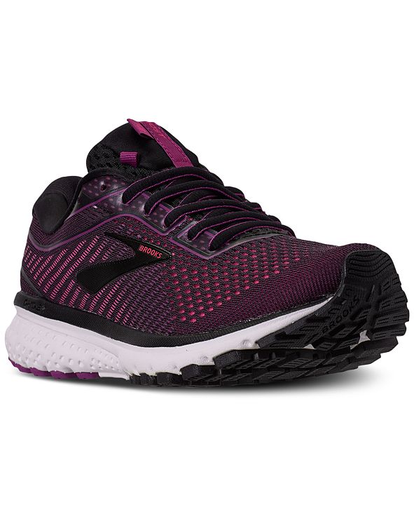 Brooks Women's Ghost 12 Wide Width Running Sneakers from Finish Line