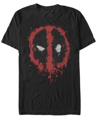 Marvel Men's Deadpool Splatter Icon, Short Sleeve T-Shirt
