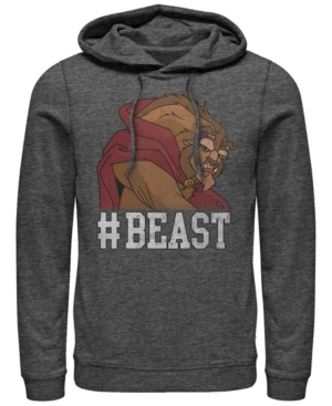 Disney Men's Beauty the Beast Hashtag Beast Pullover Hoodie