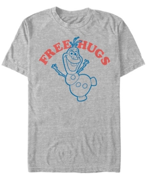 Disney Men's Frozen Olaf Free Hugs Short Sleeve T-Shirt