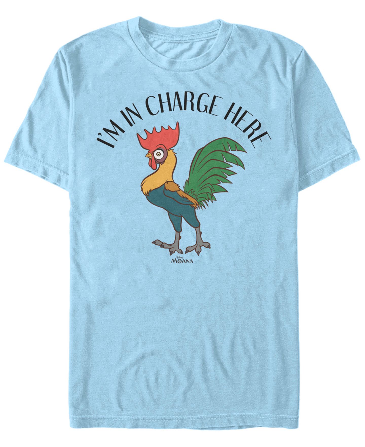 Мужская футболка Fifth Sun Disney Moana Hei Hei in Charge, Short Sleeve, цвет: Синий — фото 1