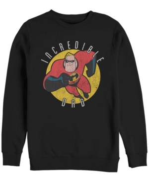 Disney Pixar Men's Incredibles Incredible Dad Crewneck Fleece