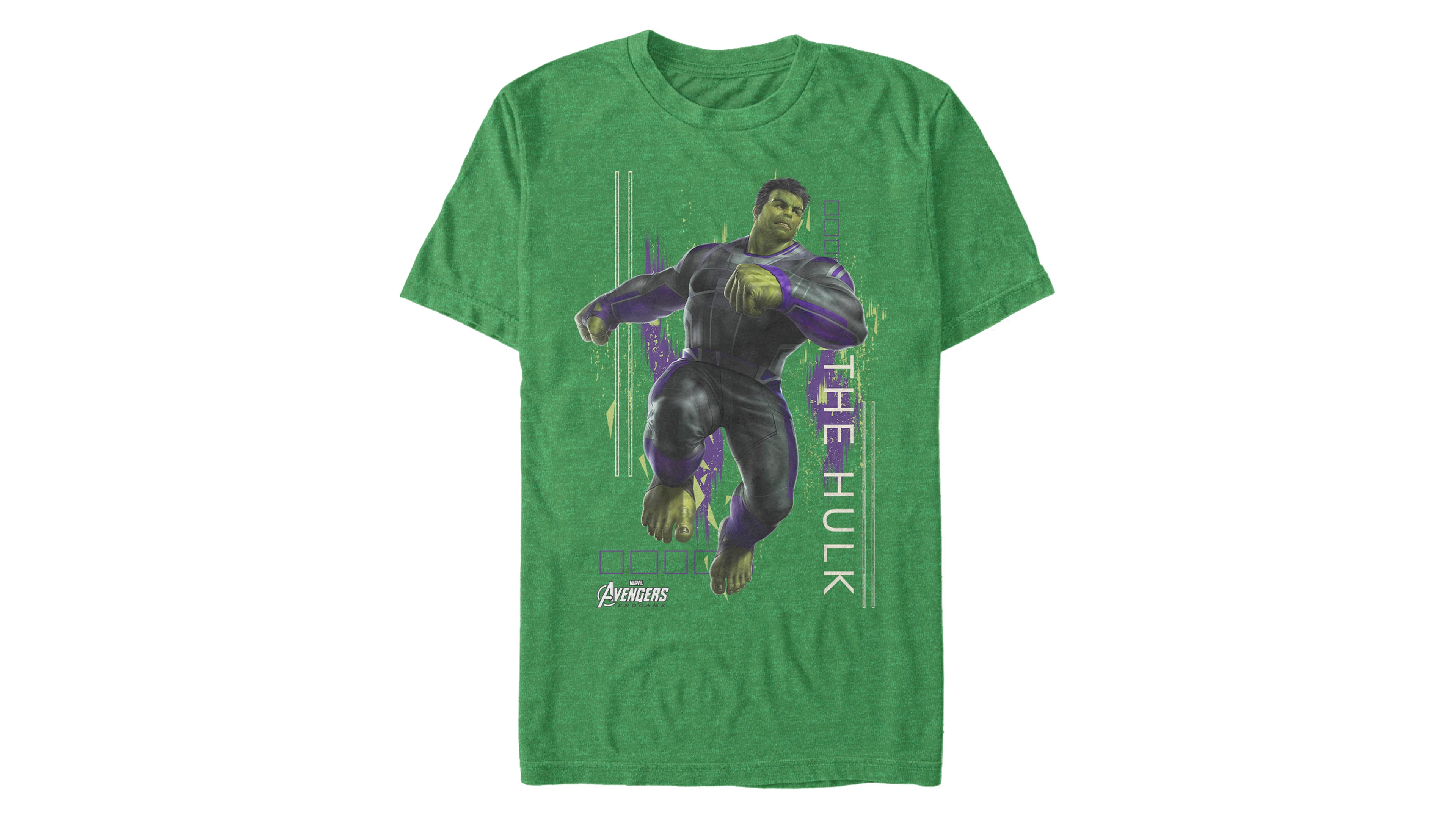 Marvel Men's Avengers Endgame Hulk Action Pose, Short Sleeve T-shirt