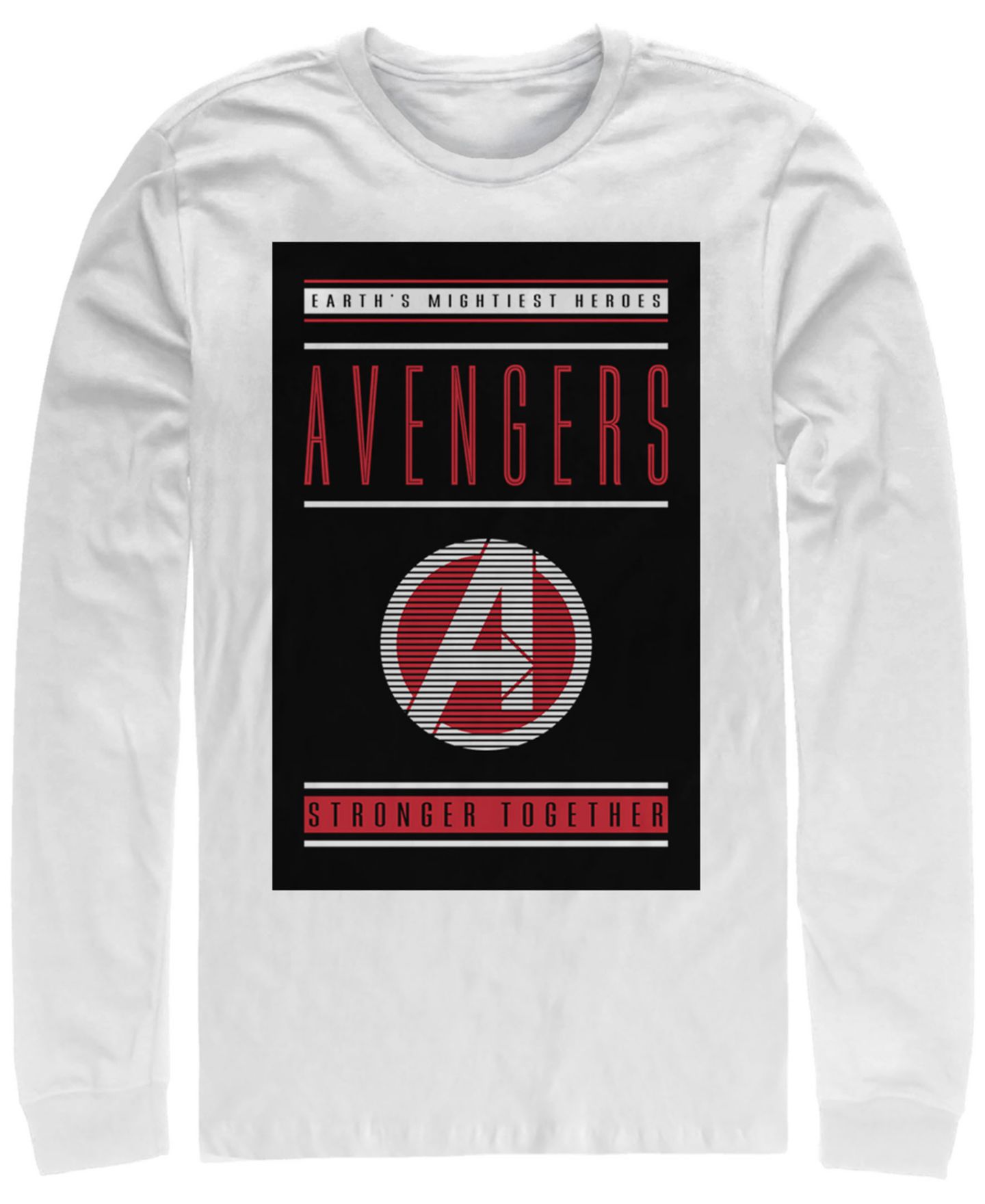 Мужская футболка Fifth Sun Marvel Avengers Endgame Stronger Together, Long Sleeve, цвет: Белый — фото 1