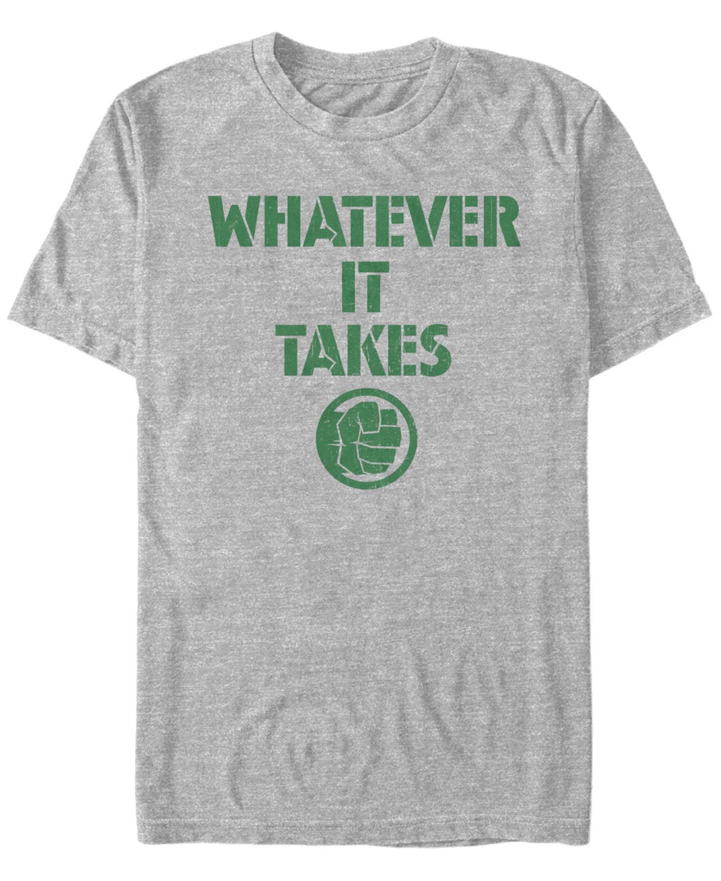 Мужская футболка Fifth Sun Marvel Avengers Endgame Whatever It Takes Hulk Logo, Short Sleeve, цвет: Athletic H — фото 1