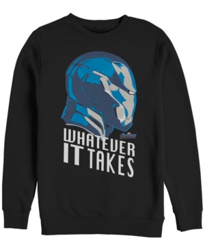 Marvel Men's Avengers Endgame Iron Man Whatever It Takes Crewneck Fleece