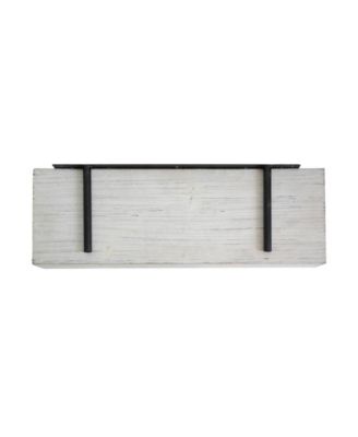 American Art Decor Wood Floating Wall Shelf - Small
