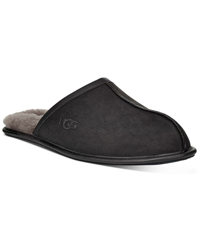 UGG® Men's Scuff Leather Loafers - Macy's