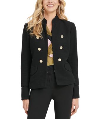 Dkny stand collar coat best sale