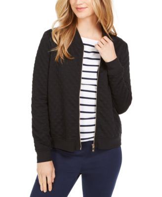 textured bomber jacket womens