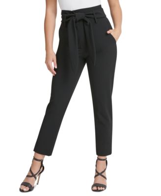 DKNY - Belted Slim-Leg Pants