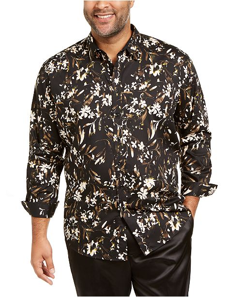 Inc Men S Big And Tall Dominic Floral Shirt Created For Macy S